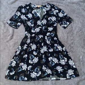 Floral Button Up Dress